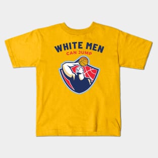 white men can jump Kids T-Shirt